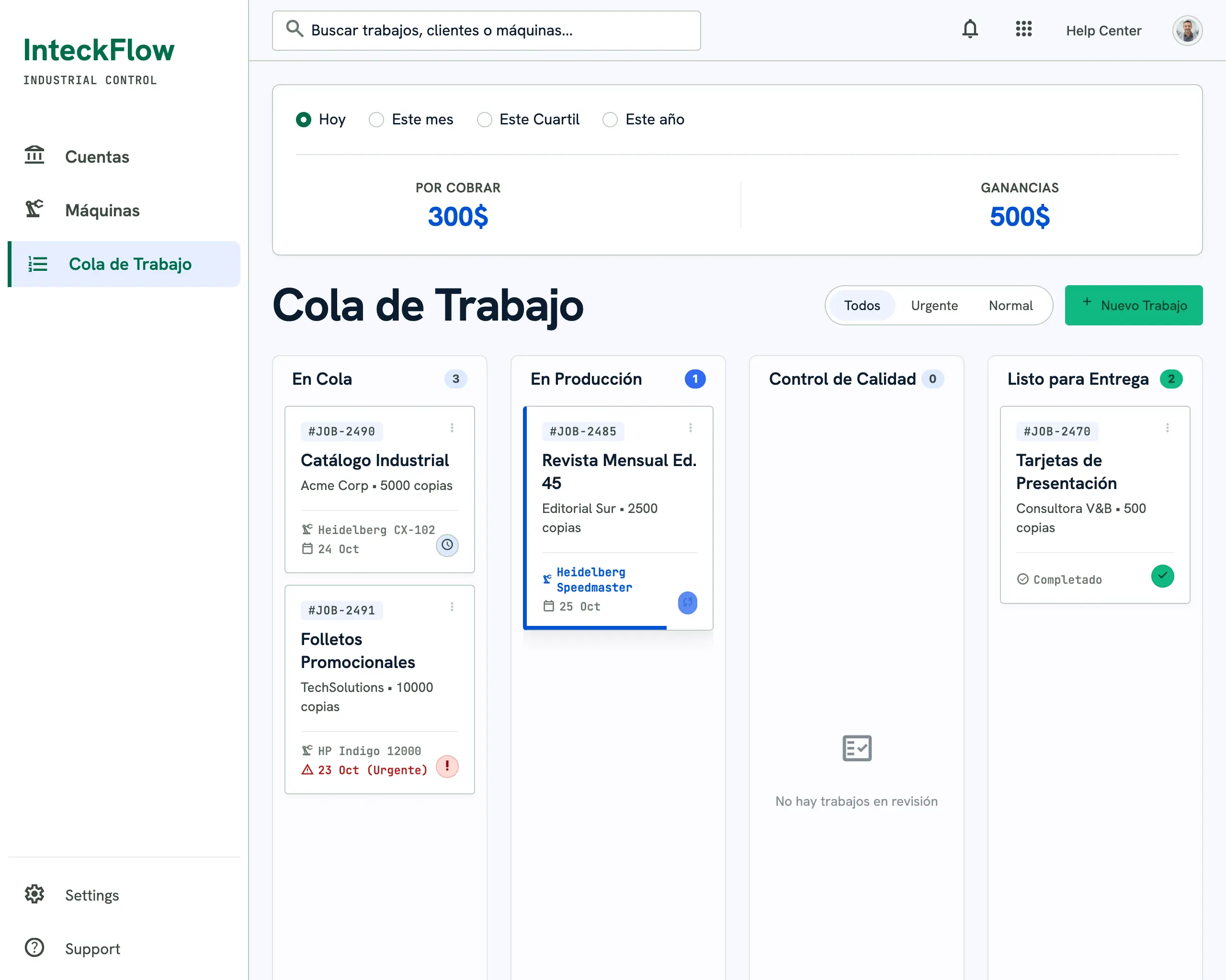 ERP para Industria de Impresión
