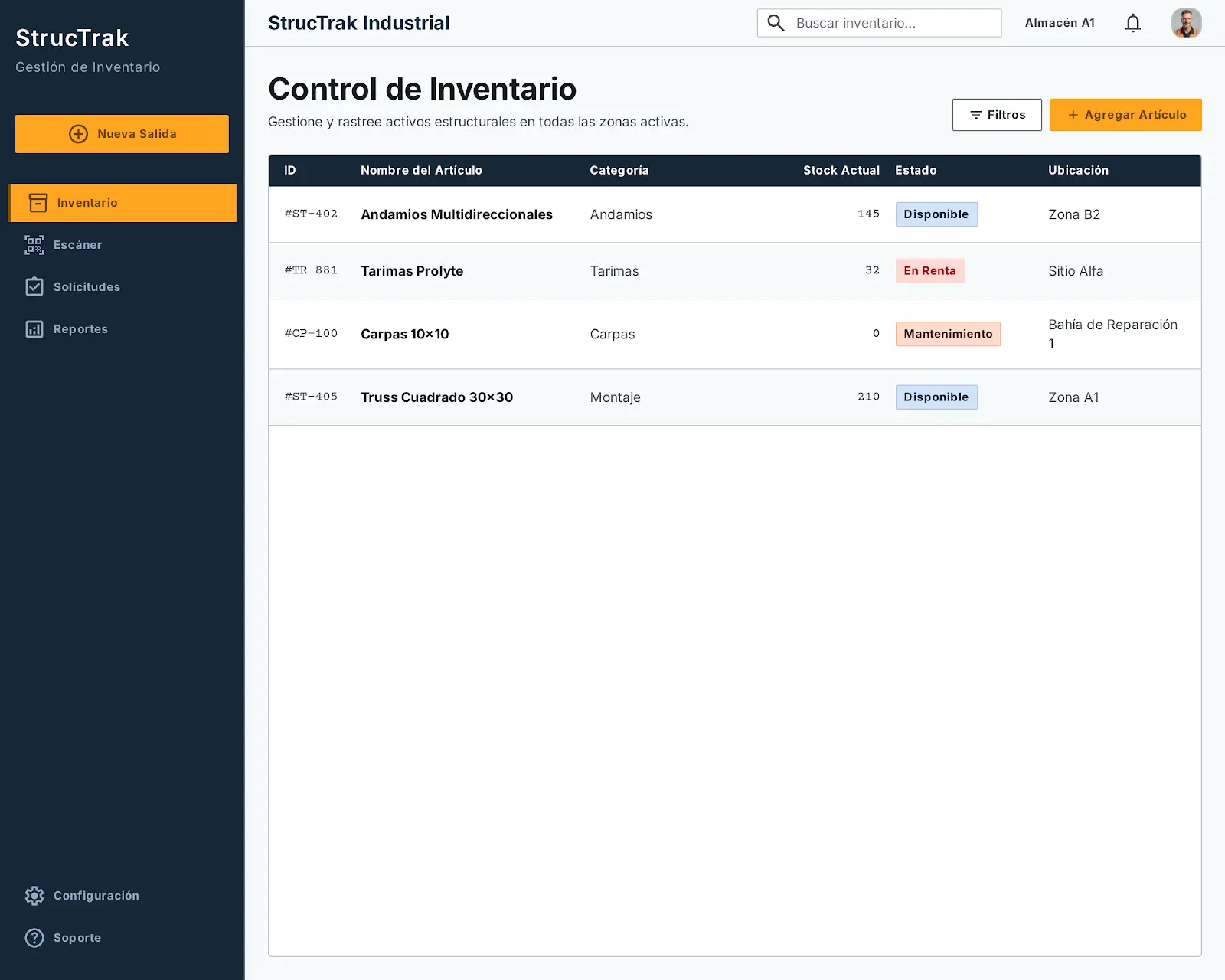 Control de Inventario para Renta de Equipo de Eventos - imagen 4 de 4