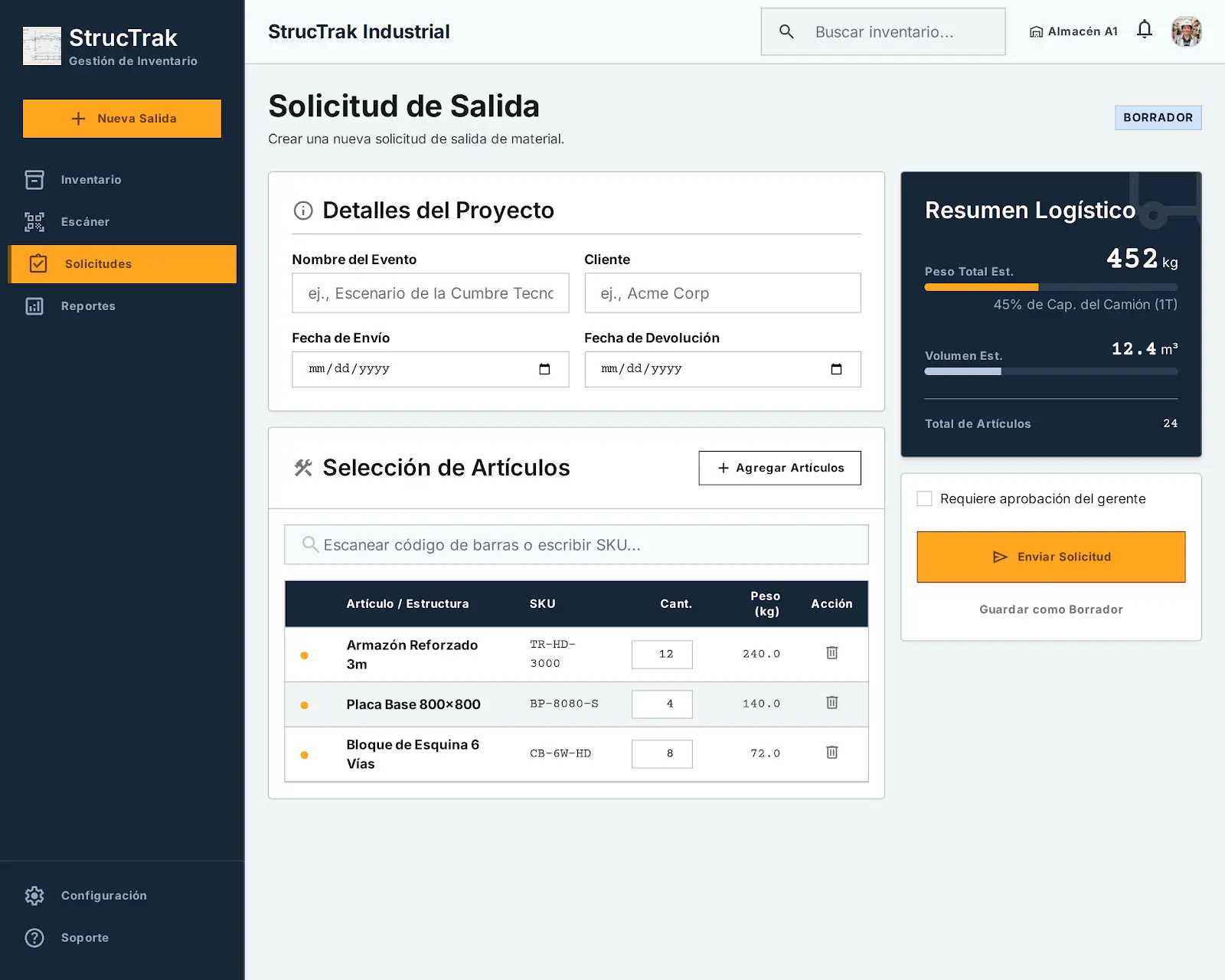 Control de Inventario para Renta de Equipo de Eventos - imagen 2 de 4