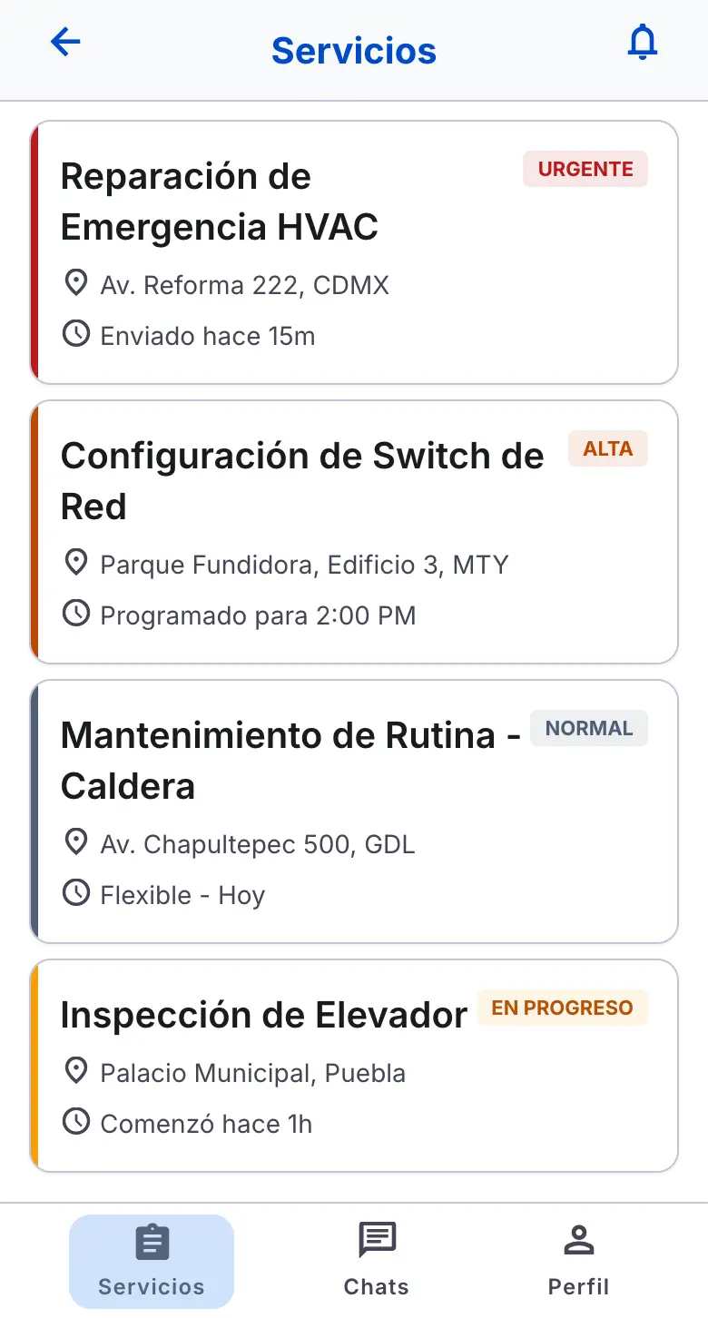 App Móvil de Servicio Técnico